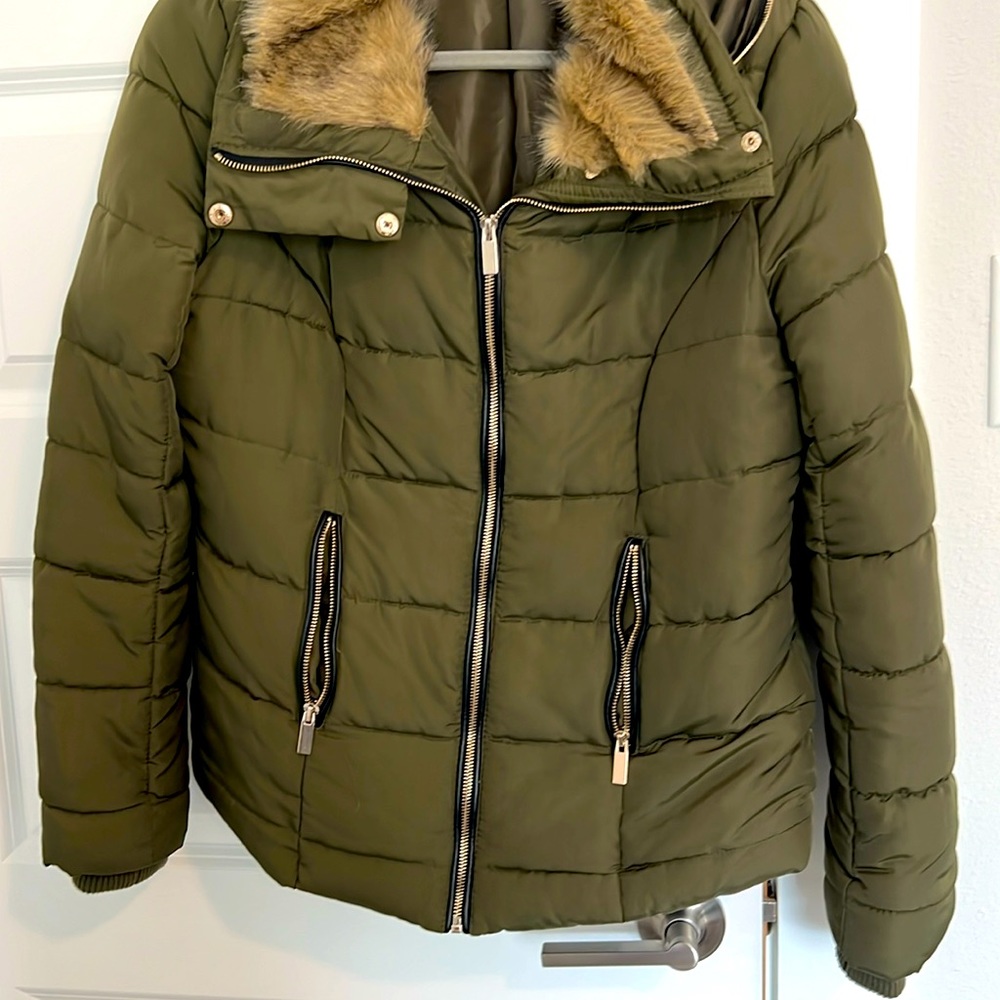 New York company dark green jacket-used